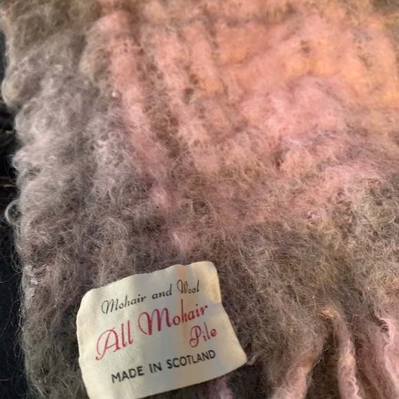 All Mohair Pile Scarf made in Scotland - Picture 3 of 4